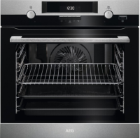 AEG BPK55222YM SteamBake Backofen mit Feuchtigkeitszugabe, SteamBake, Edelstahl mit Antifingerp
